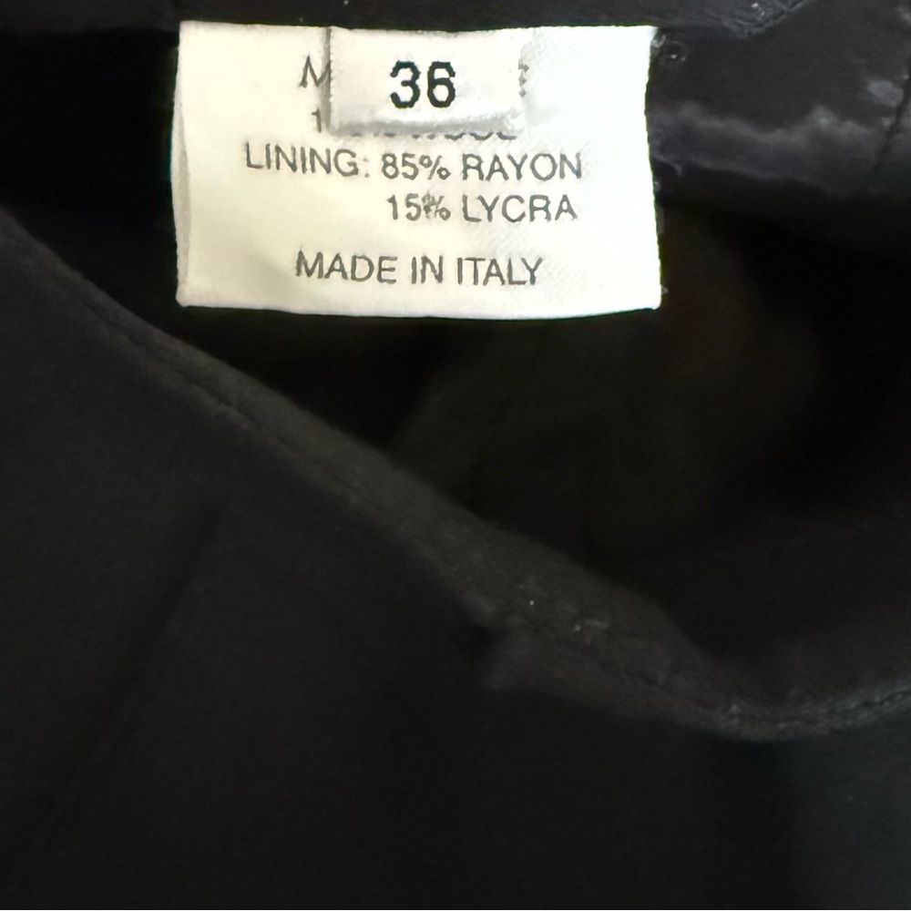 Marlowe Black Wool Dress Pants - Picture 8 of 10